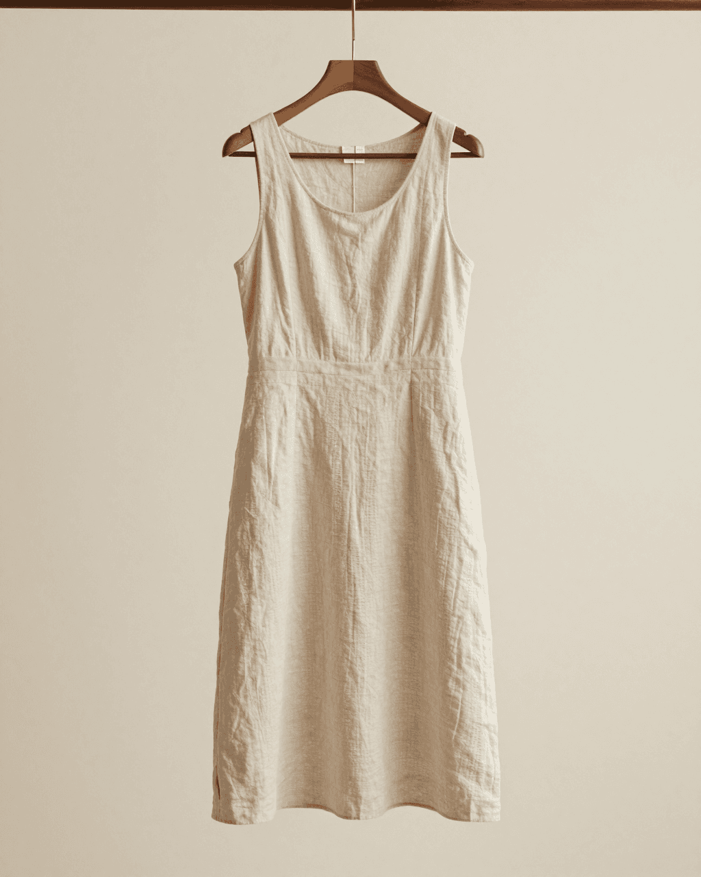 Vestido midi de lino — Cassia